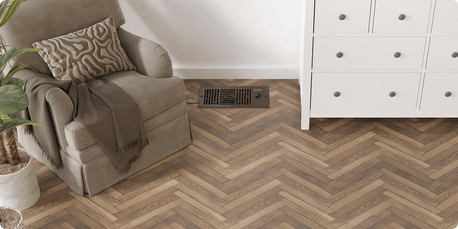 Brown AIRBRICK in interior