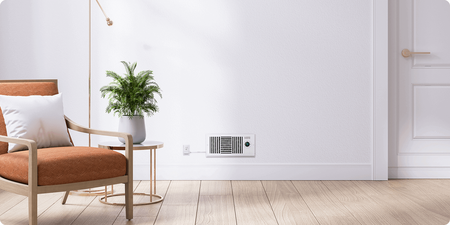 Airbrick Smart 4 x 10 AC Vent Register Booster Fan with Remote